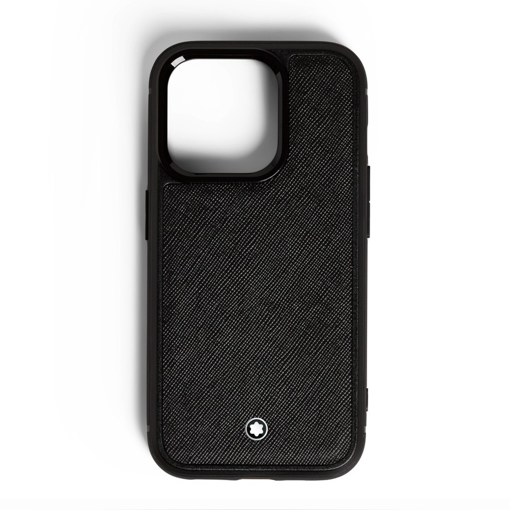Montblanc Sartorial Leather Hard Cover Phone Case for Apple iPhone 12 pro max